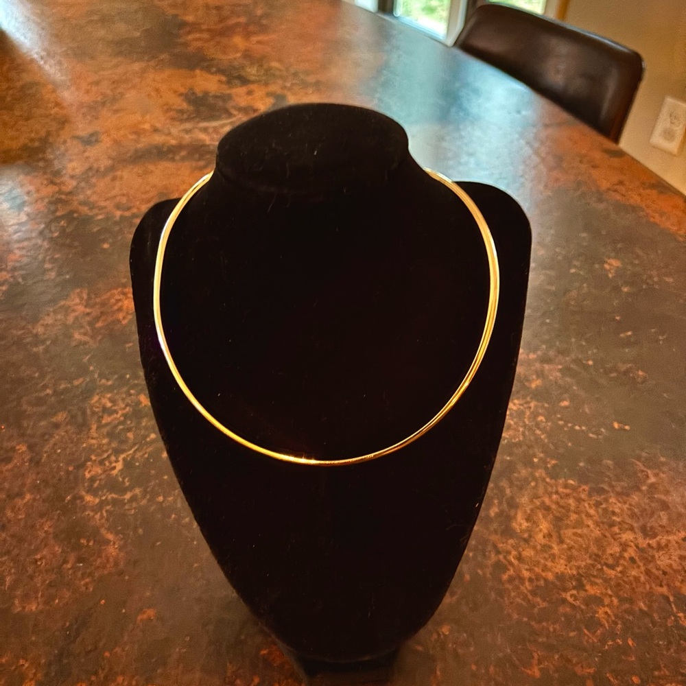 Nordstrom Minimalist Gold Necklace by Nordstrom / Choker. EUC.